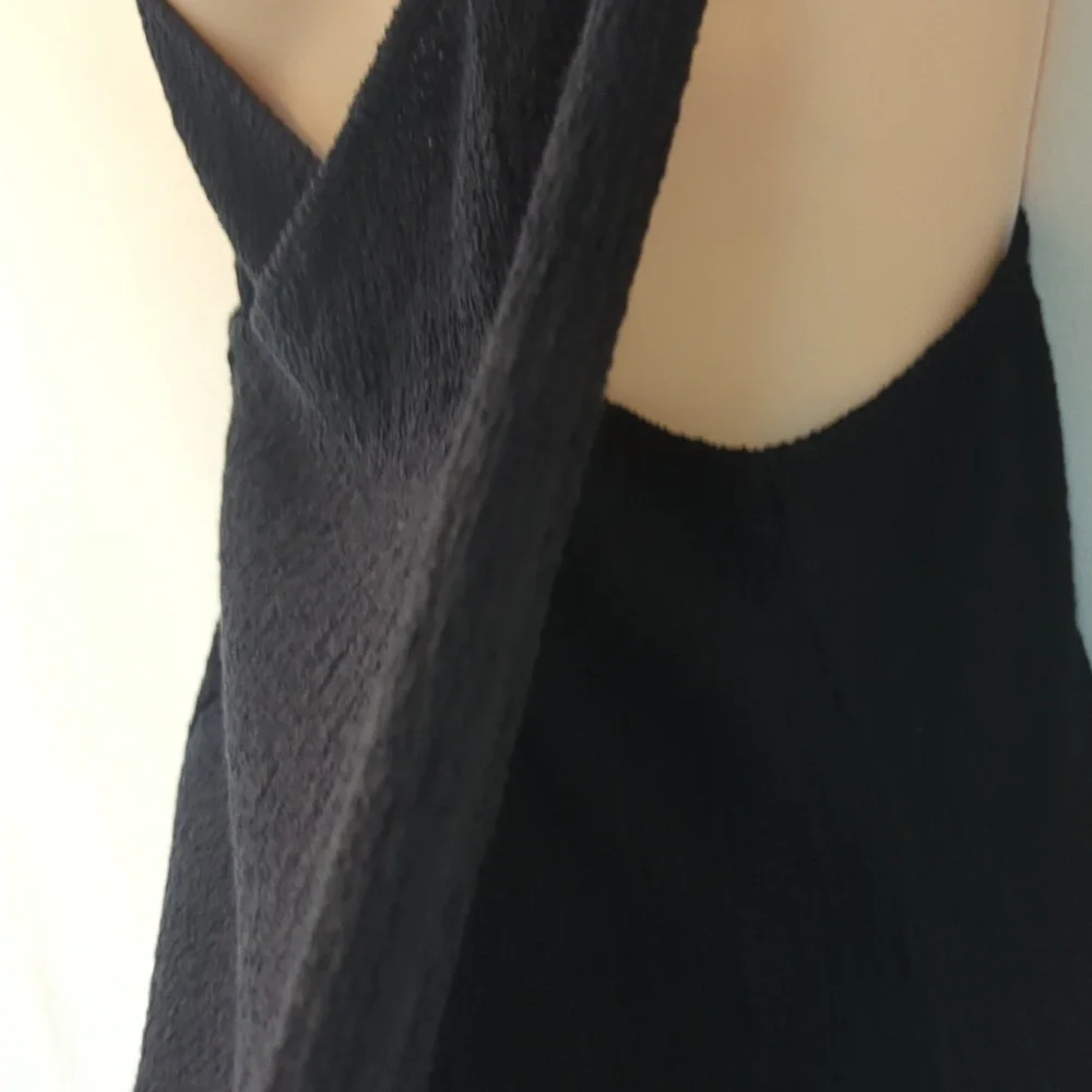 Free People Beach Textured True Wrap Strappy Maxi Dress L - Picture 10 of 16